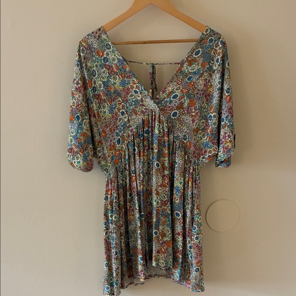 Floral V-Neck Dress